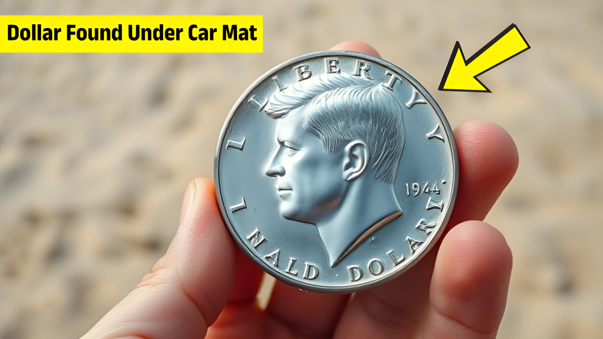 Kennedy Half Dollar Found Under Car Mat Becomes Auction Star